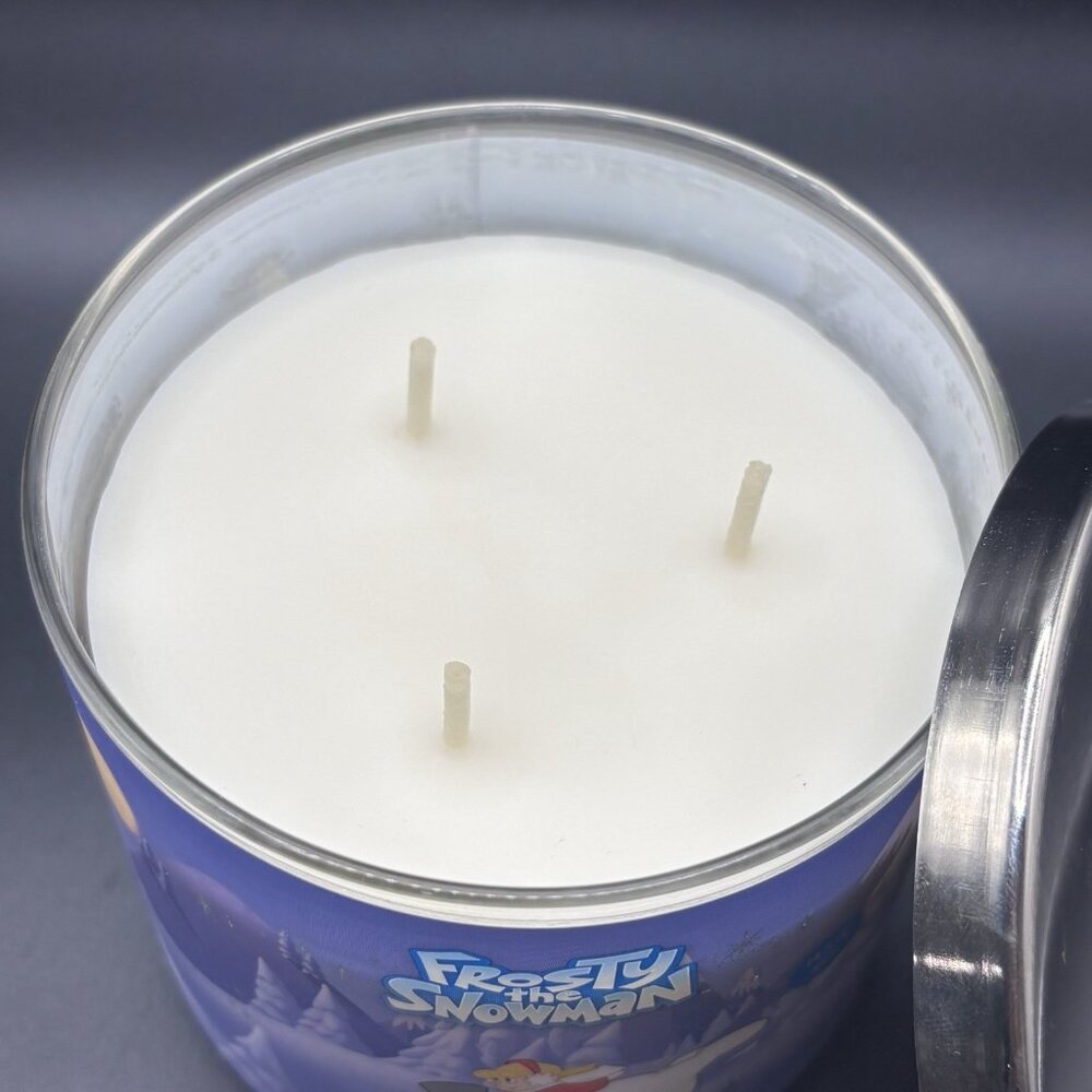 Goose Creek Frosty The Snowman 3 Wick Jar Candle Snow Much Fun Peppermint 14.5oz - Picture 12 of 16